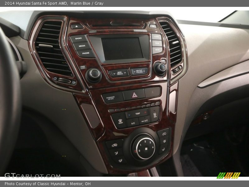 Marlin Blue / Gray 2014 Hyundai Santa Fe Sport AWD