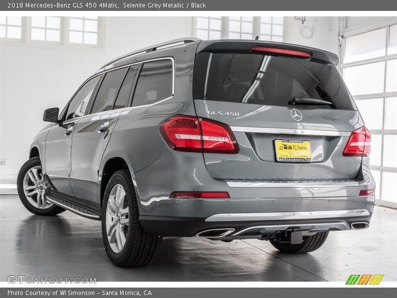 Selenite Grey Metallic / Black 2018 Mercedes-Benz GLS 450 4Matic