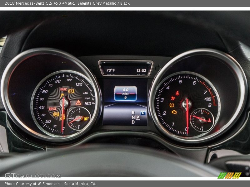 Selenite Grey Metallic / Black 2018 Mercedes-Benz GLS 450 4Matic