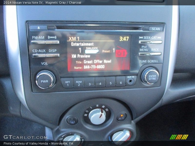 Magnetic Gray / Charcoal 2014 Nissan Versa Note SV