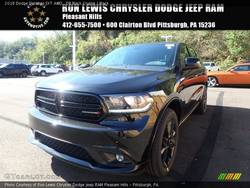 DB Black Crystal / Black 2018 Dodge Durango SXT AWD