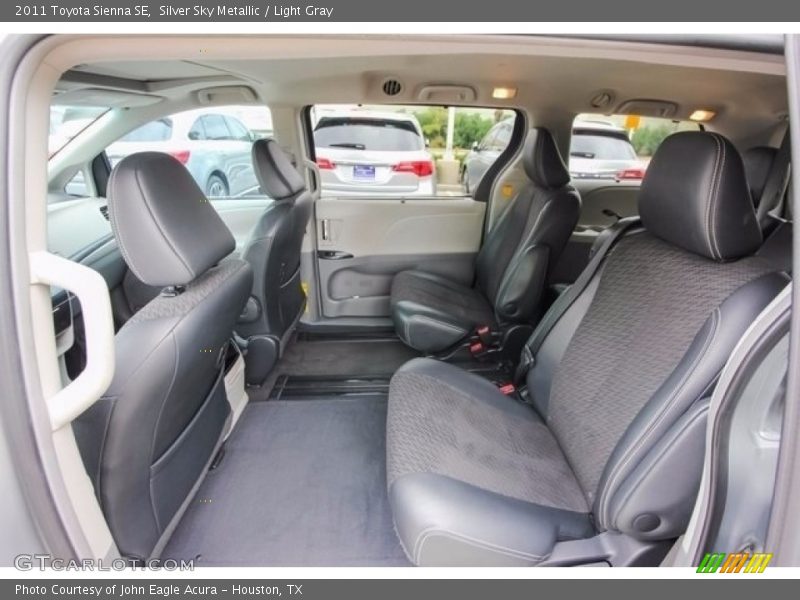 Silver Sky Metallic / Light Gray 2011 Toyota Sienna SE