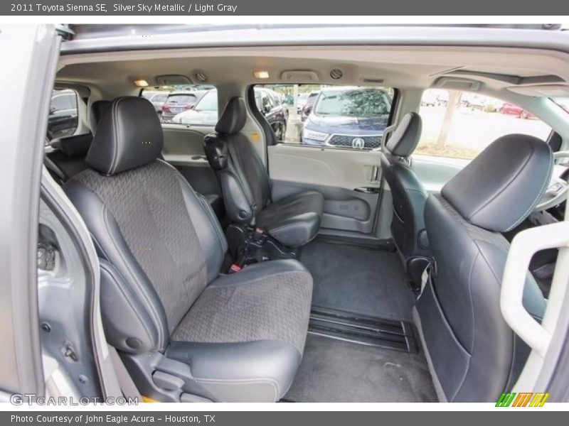 Silver Sky Metallic / Light Gray 2011 Toyota Sienna SE