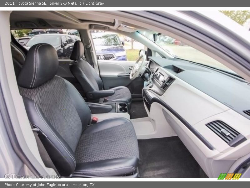 Silver Sky Metallic / Light Gray 2011 Toyota Sienna SE