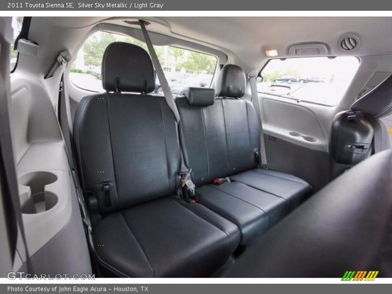 Silver Sky Metallic / Light Gray 2011 Toyota Sienna SE