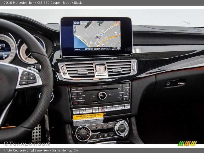 Controls of 2018 CLS 550 Coupe