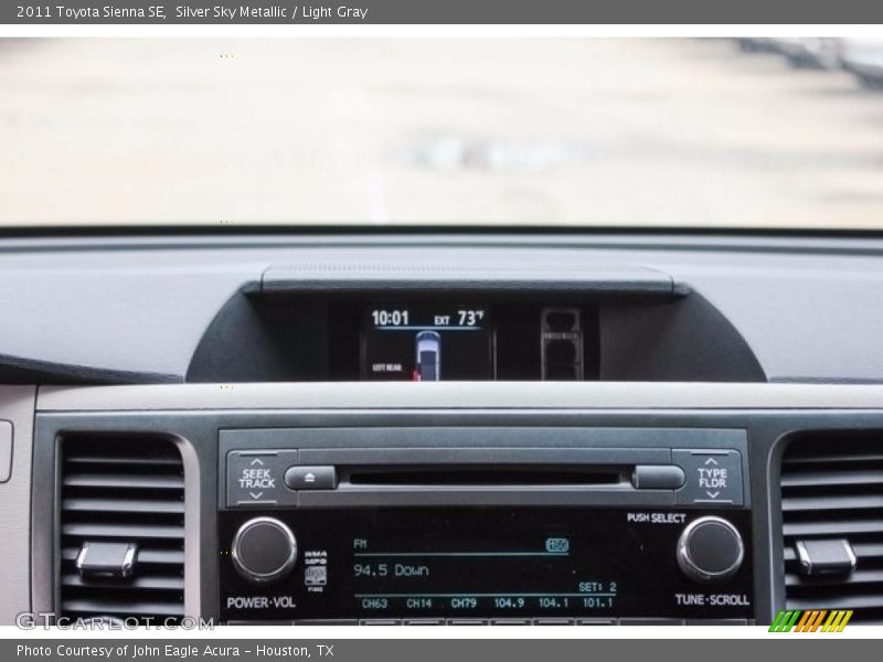 Silver Sky Metallic / Light Gray 2011 Toyota Sienna SE