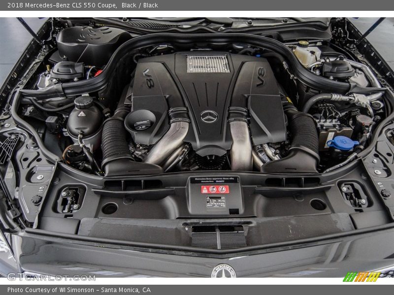  2018 CLS 550 Coupe Engine - 4.7 Liter DI biturbo DOHC 32-Valve VVT V8