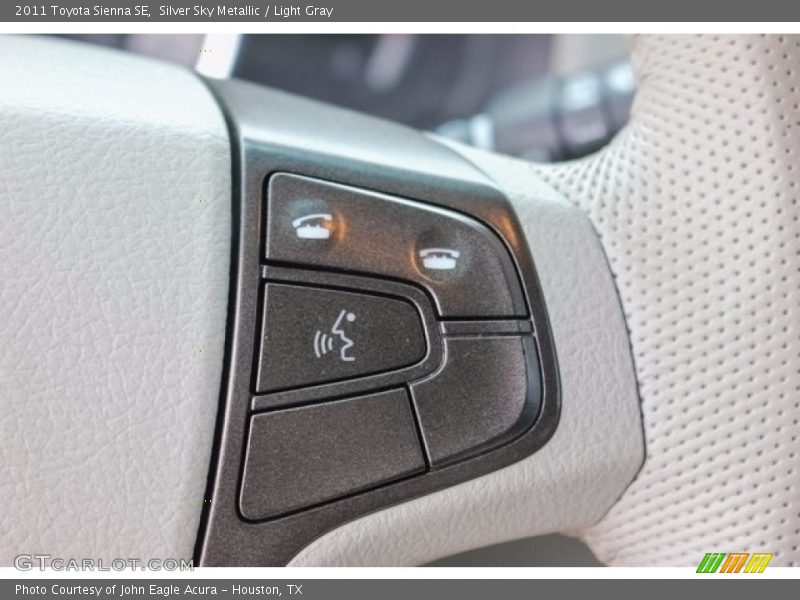 Silver Sky Metallic / Light Gray 2011 Toyota Sienna SE
