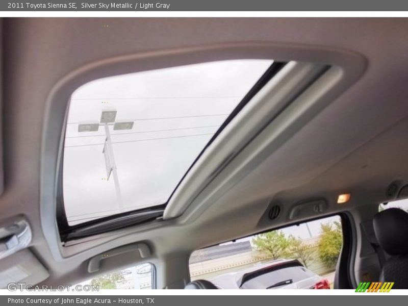 Silver Sky Metallic / Light Gray 2011 Toyota Sienna SE
