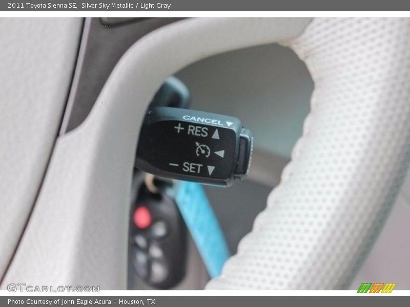 Silver Sky Metallic / Light Gray 2011 Toyota Sienna SE