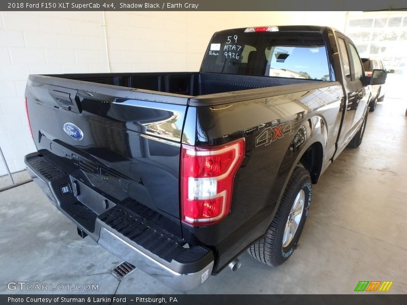 Shadow Black / Earth Gray 2018 Ford F150 XLT SuperCab 4x4