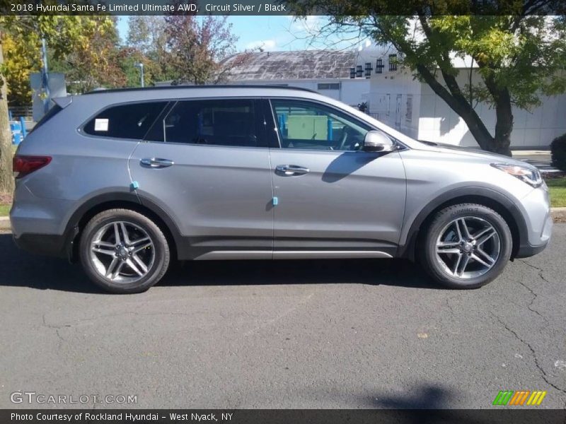 Circuit Silver / Black 2018 Hyundai Santa Fe Limited Ultimate AWD