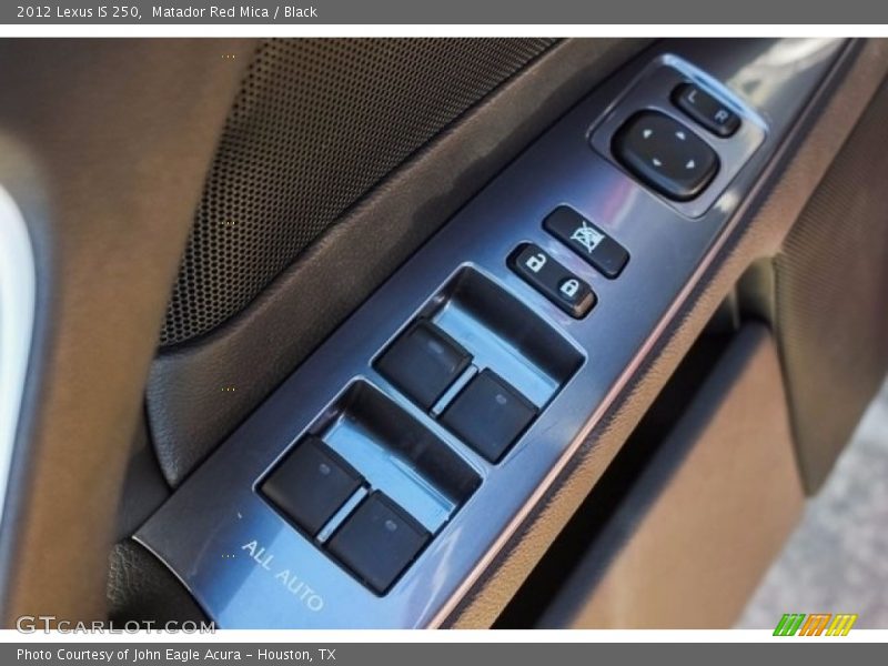 Matador Red Mica / Black 2012 Lexus IS 250