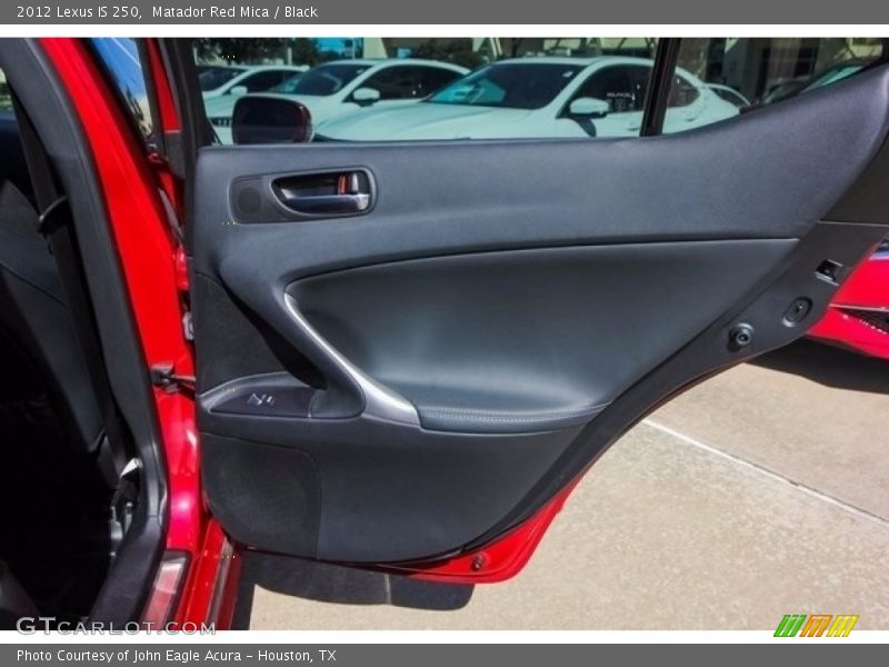 Matador Red Mica / Black 2012 Lexus IS 250