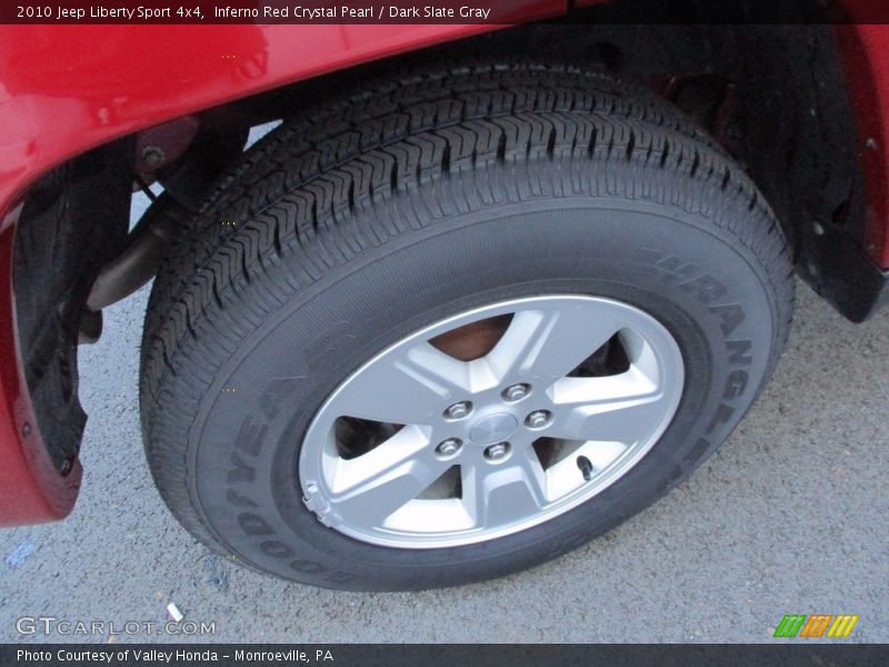 Inferno Red Crystal Pearl / Dark Slate Gray 2010 Jeep Liberty Sport 4x4