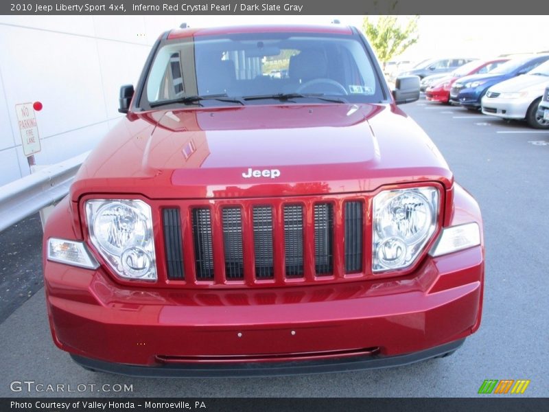 Inferno Red Crystal Pearl / Dark Slate Gray 2010 Jeep Liberty Sport 4x4