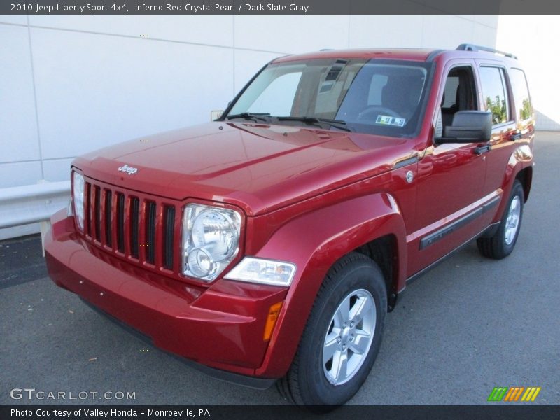 Inferno Red Crystal Pearl / Dark Slate Gray 2010 Jeep Liberty Sport 4x4
