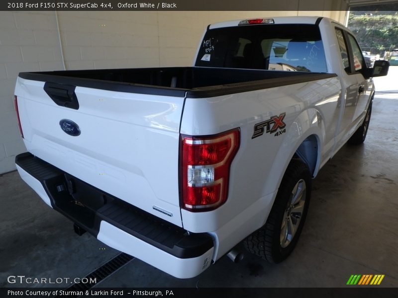 Oxford White / Black 2018 Ford F150 STX SuperCab 4x4