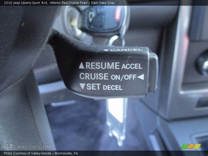 Inferno Red Crystal Pearl / Dark Slate Gray 2010 Jeep Liberty Sport 4x4