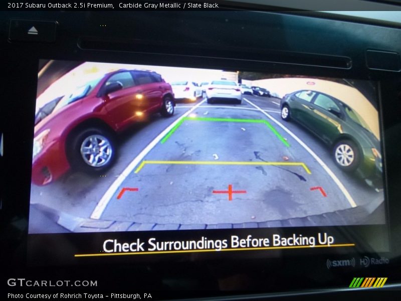 Carbide Gray Metallic / Slate Black 2017 Subaru Outback 2.5i Premium