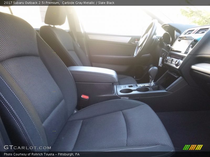 Carbide Gray Metallic / Slate Black 2017 Subaru Outback 2.5i Premium