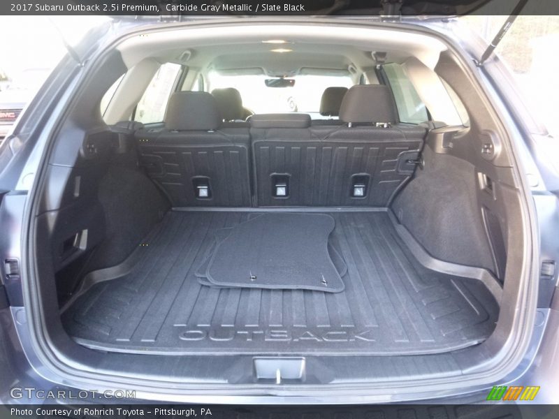 Carbide Gray Metallic / Slate Black 2017 Subaru Outback 2.5i Premium