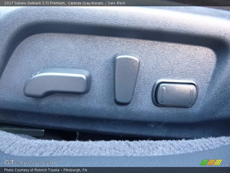 Carbide Gray Metallic / Slate Black 2017 Subaru Outback 2.5i Premium
