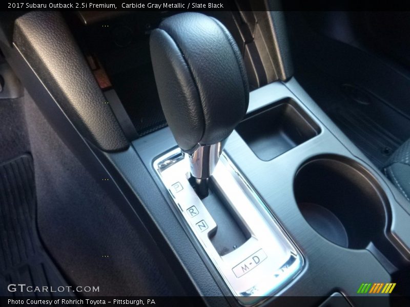 Carbide Gray Metallic / Slate Black 2017 Subaru Outback 2.5i Premium