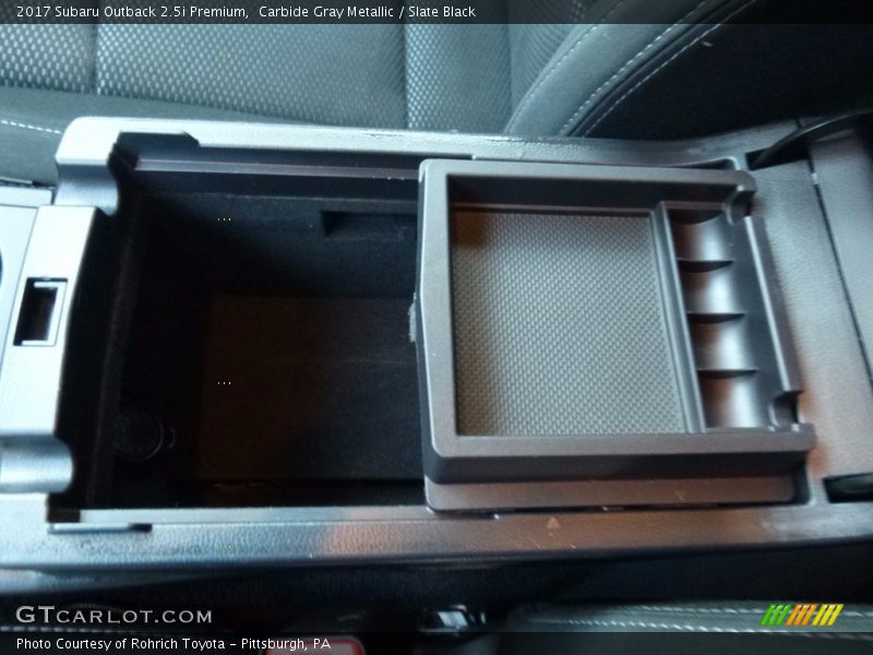 Carbide Gray Metallic / Slate Black 2017 Subaru Outback 2.5i Premium