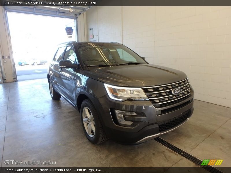 Magnetic / Ebony Black 2017 Ford Explorer XLT 4WD