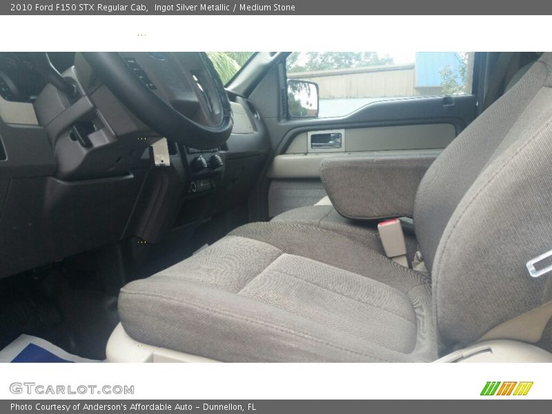 Ingot Silver Metallic / Medium Stone 2010 Ford F150 STX Regular Cab