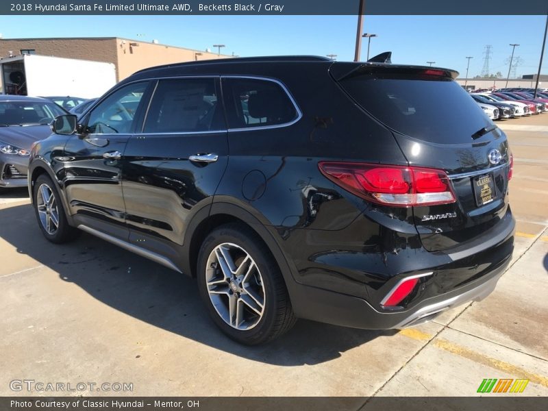 Becketts Black / Gray 2018 Hyundai Santa Fe Limited Ultimate AWD