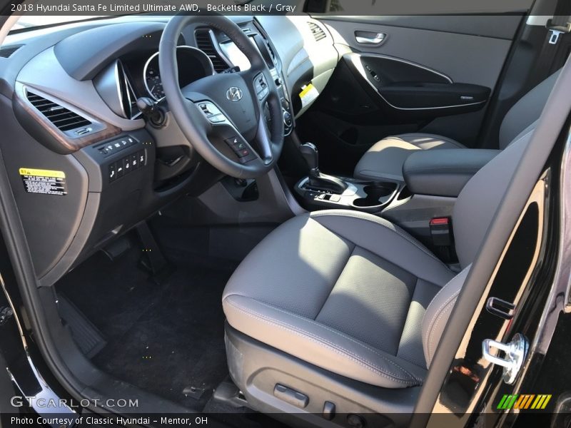 Becketts Black / Gray 2018 Hyundai Santa Fe Limited Ultimate AWD