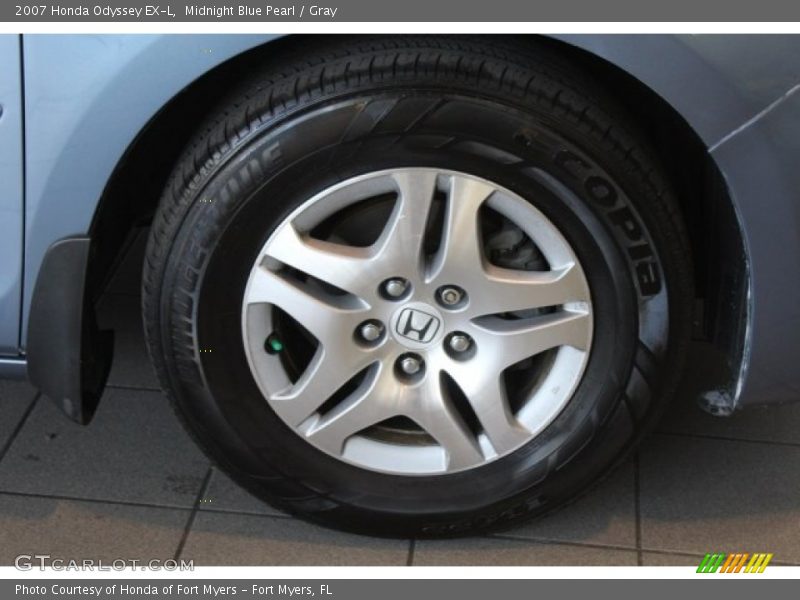 Midnight Blue Pearl / Gray 2007 Honda Odyssey EX-L