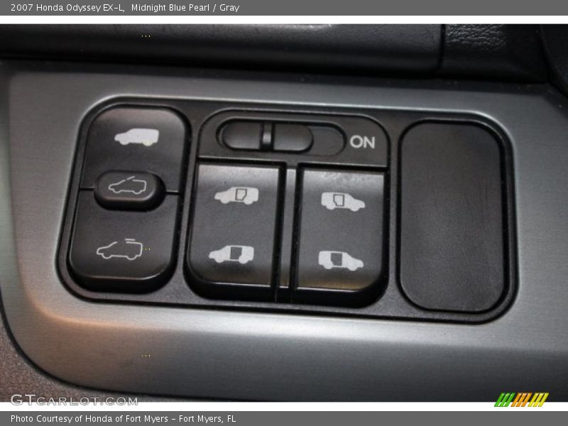 Midnight Blue Pearl / Gray 2007 Honda Odyssey EX-L