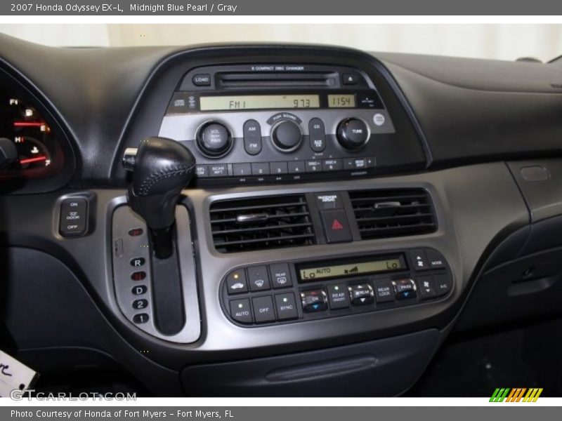 Midnight Blue Pearl / Gray 2007 Honda Odyssey EX-L