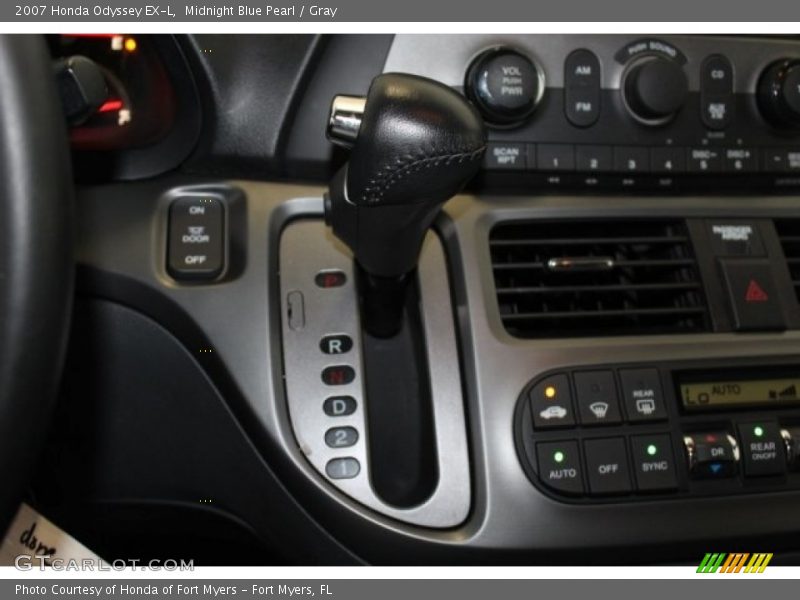 Midnight Blue Pearl / Gray 2007 Honda Odyssey EX-L