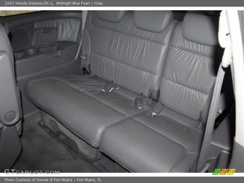 Midnight Blue Pearl / Gray 2007 Honda Odyssey EX-L