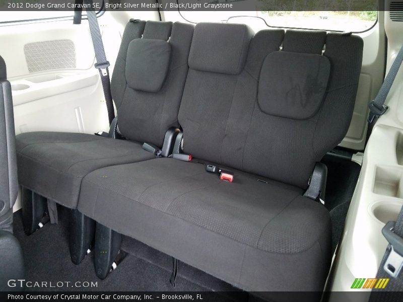 Bright Silver Metallic / Black/Light Graystone 2012 Dodge Grand Caravan SE