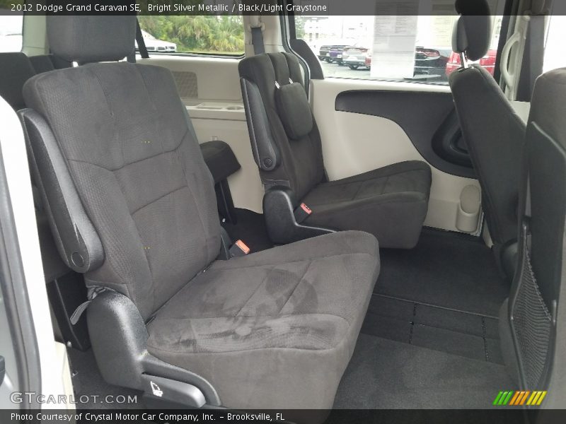 Bright Silver Metallic / Black/Light Graystone 2012 Dodge Grand Caravan SE