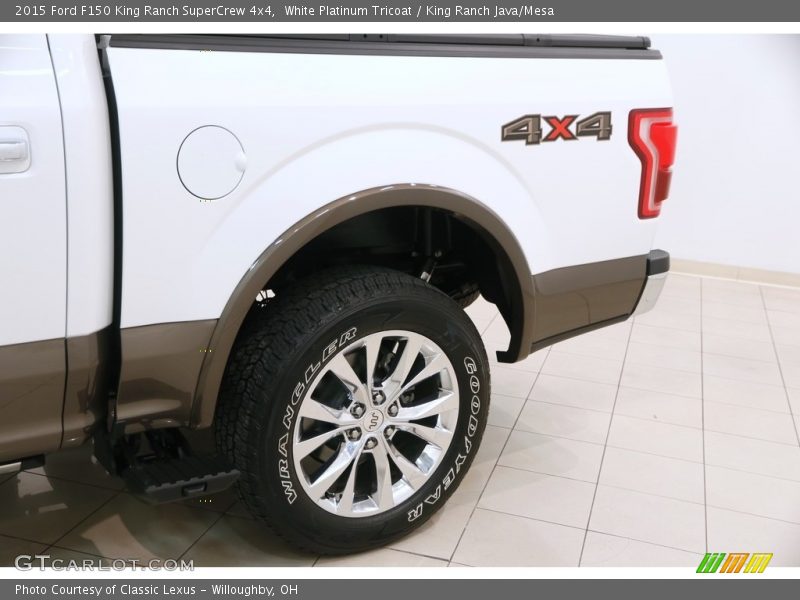 White Platinum Tricoat / King Ranch Java/Mesa 2015 Ford F150 King Ranch SuperCrew 4x4