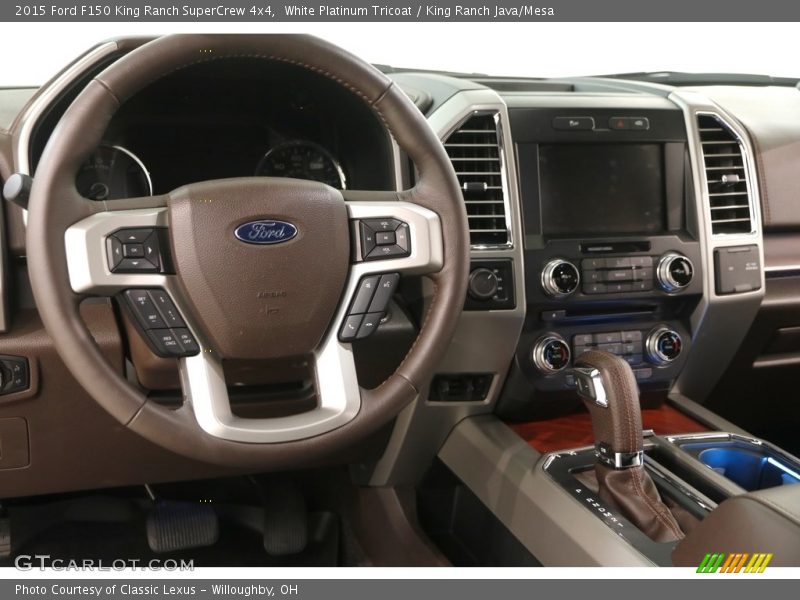 White Platinum Tricoat / King Ranch Java/Mesa 2015 Ford F150 King Ranch SuperCrew 4x4