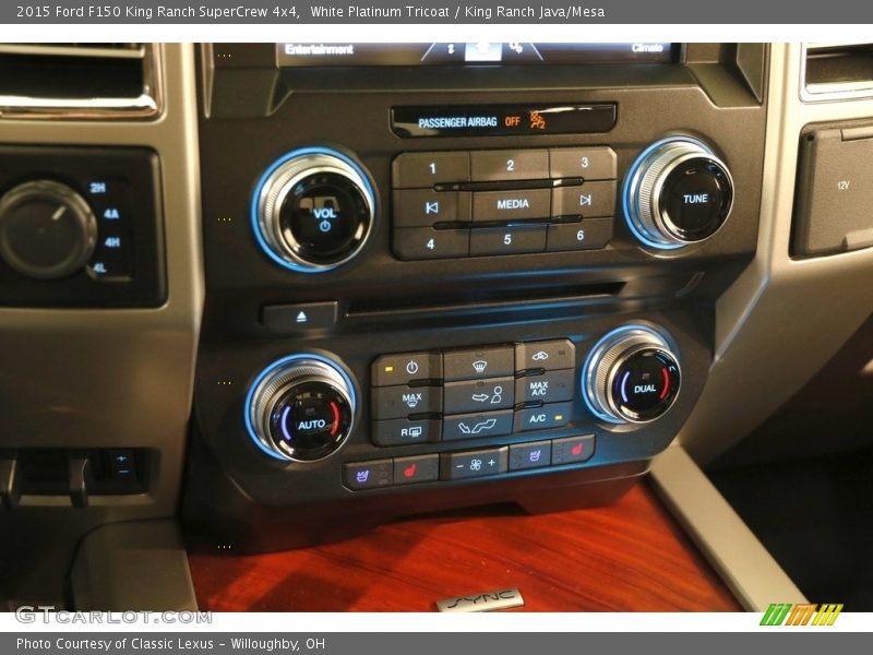 White Platinum Tricoat / King Ranch Java/Mesa 2015 Ford F150 King Ranch SuperCrew 4x4