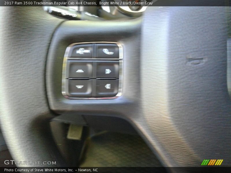 Bright White / Black/Diesel Gray 2017 Ram 3500 Tradesman Regular Cab 4x4 Chassis