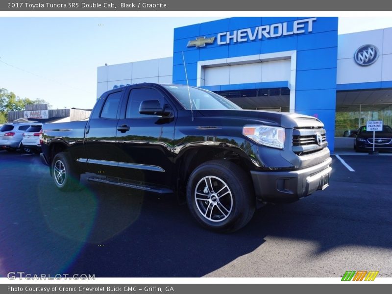 Black / Graphite 2017 Toyota Tundra SR5 Double Cab