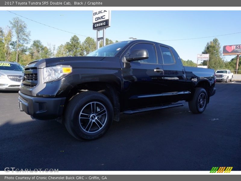 Black / Graphite 2017 Toyota Tundra SR5 Double Cab