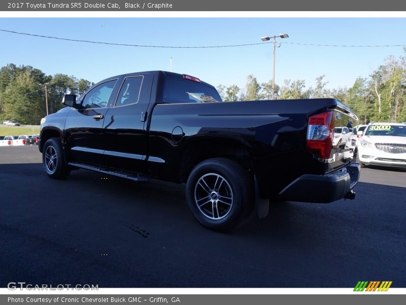 Black / Graphite 2017 Toyota Tundra SR5 Double Cab