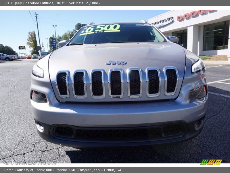 Billet Silver Metallic / Black 2018 Jeep Cherokee Latitude
