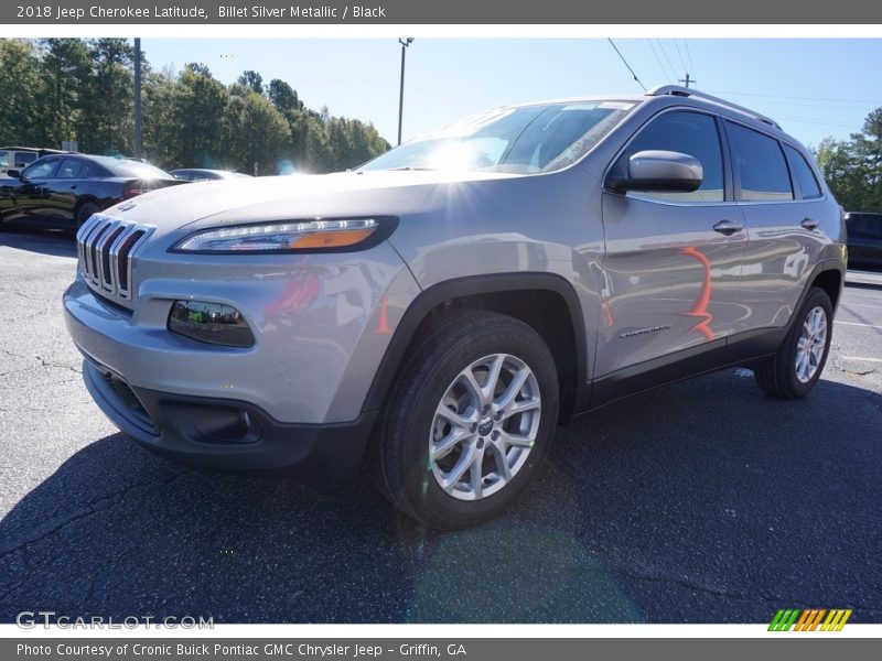 Billet Silver Metallic / Black 2018 Jeep Cherokee Latitude